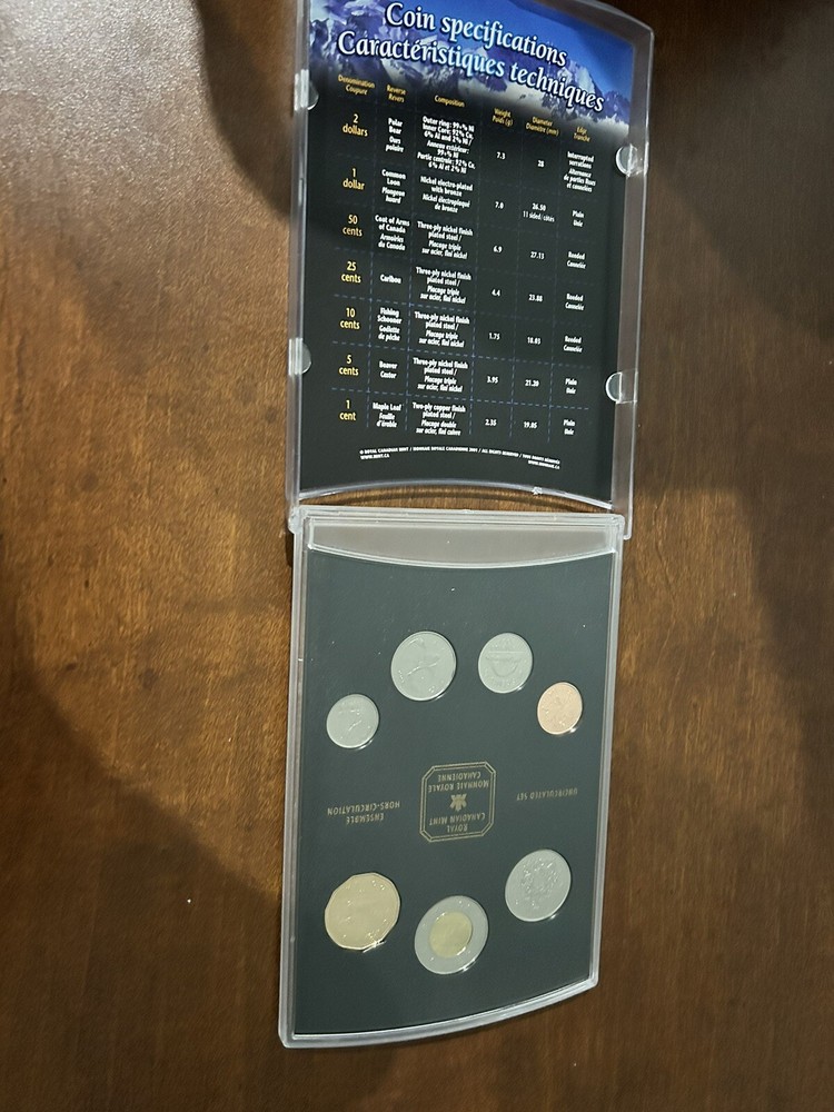 2001 royal canadian mint uncirculated sets