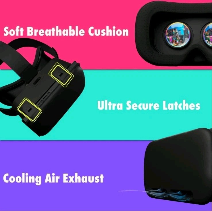 🎮 ⭐ Orzly VR Headset for Nintendo Switch & OLED – Adjustable Lens Black