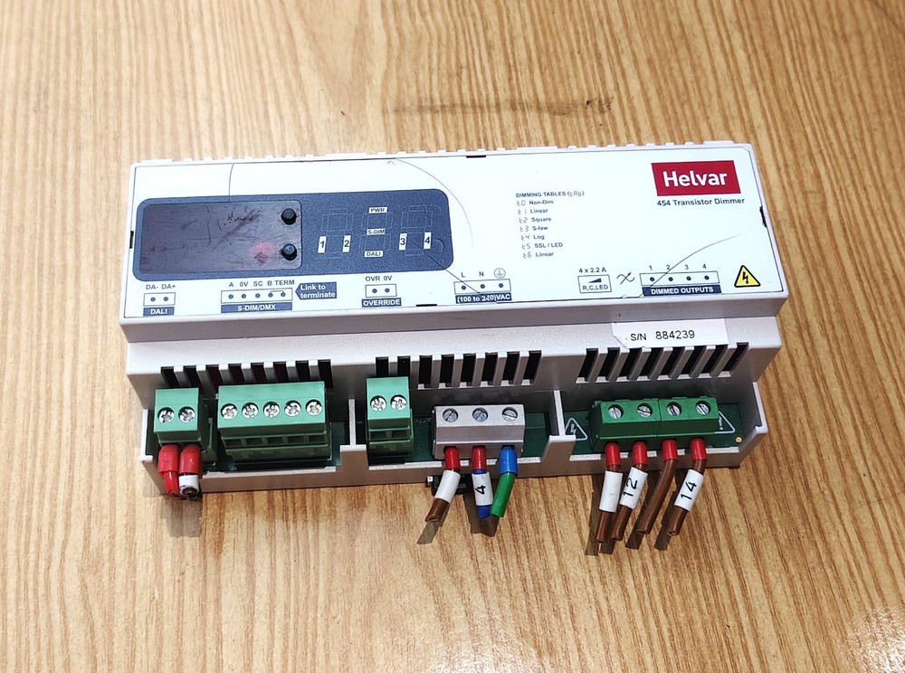 HELVAR 454 TRANSISTER DIMMER