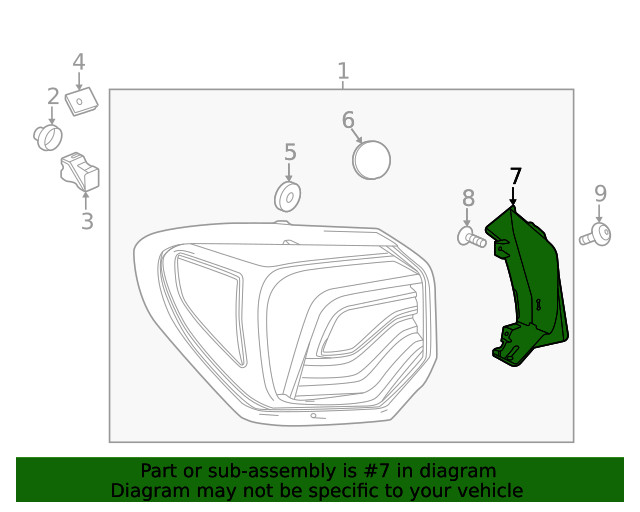 Genuine GM Bracket 42859659