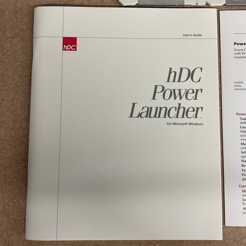 hDC Power Launcher Big Box PC Software The Toolbar for Windows computer