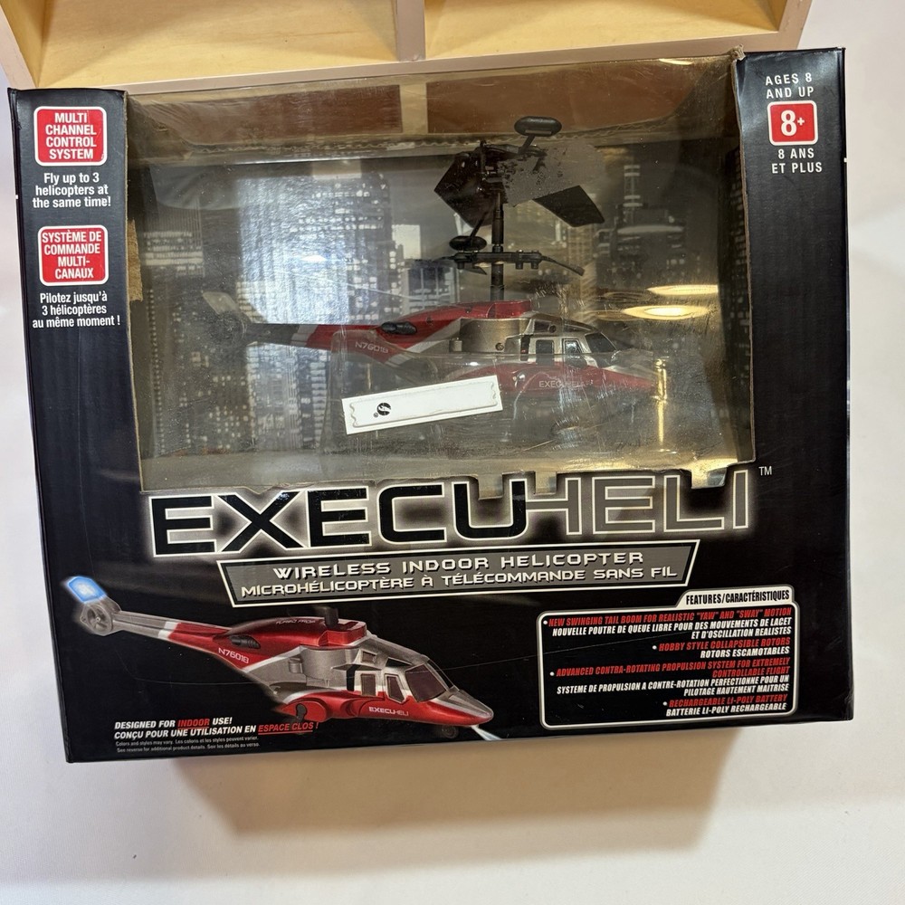 Execuheli Indoor RC Wireless Helicopter Toy RED