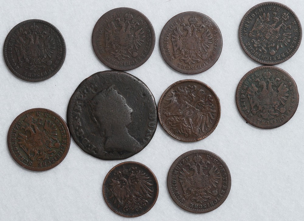 Austrian coin job lot