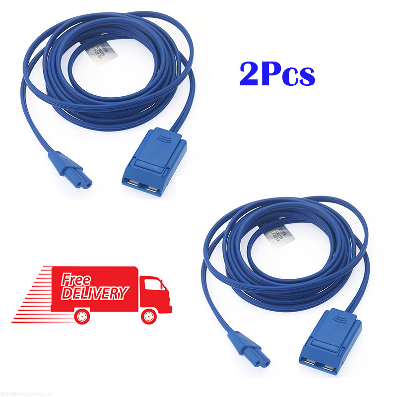 2Pcs Negative Plate Connecting Cable Patient Return Electrode ESU Grounding Pads