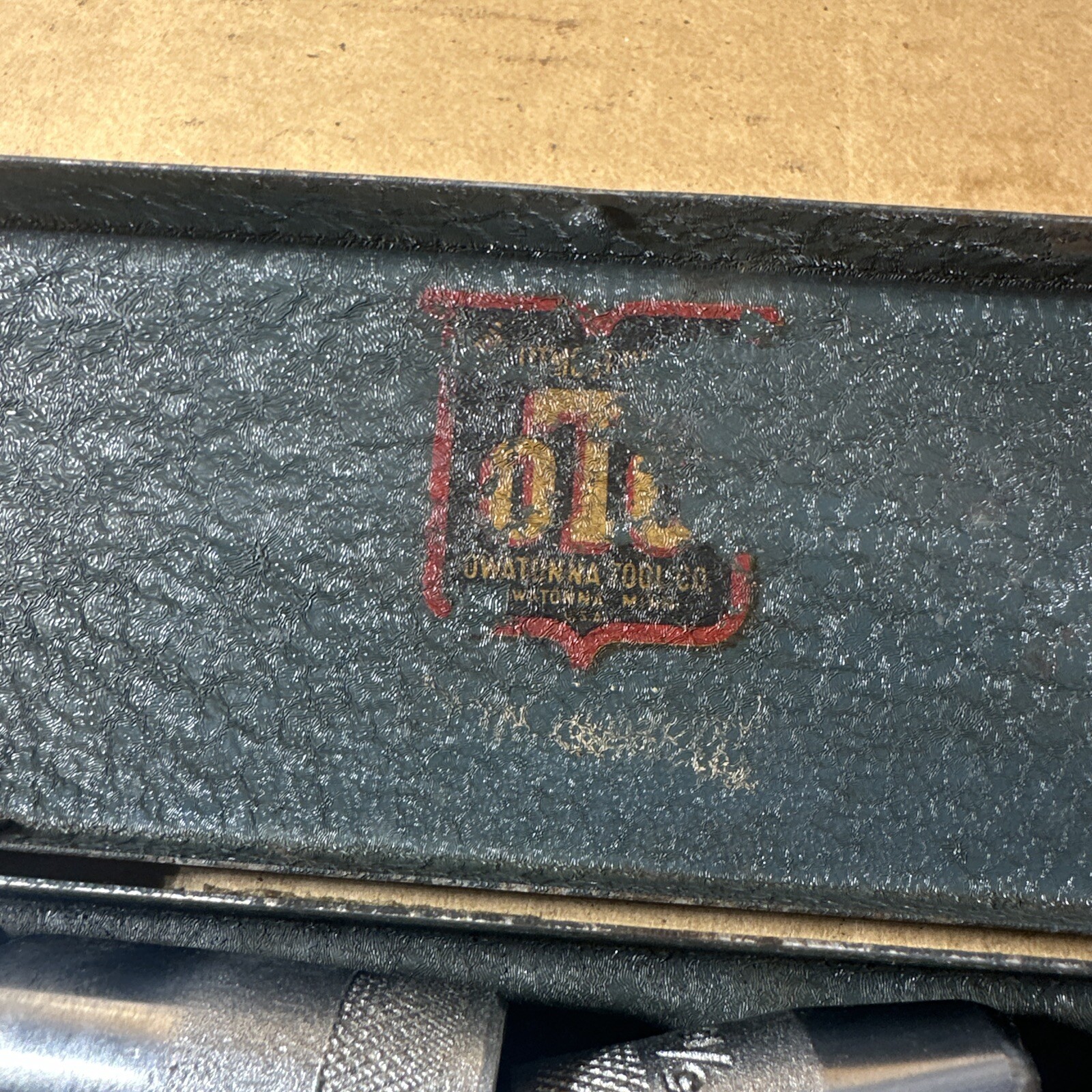 OTC Owatonna Tool No. 813 Gasket Cutting Driver Set W/ Metal Box Made in USA