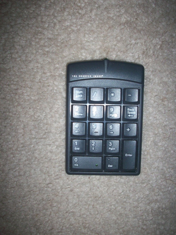 Replacement USB Numerical Keypad Portable, The Sharper Image, Tested working