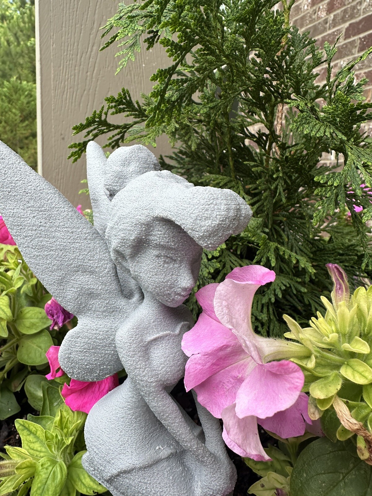 Tinkerbell Garden Disney Outdoor Decor Tink Epcot Flower Fairy Garden Statue