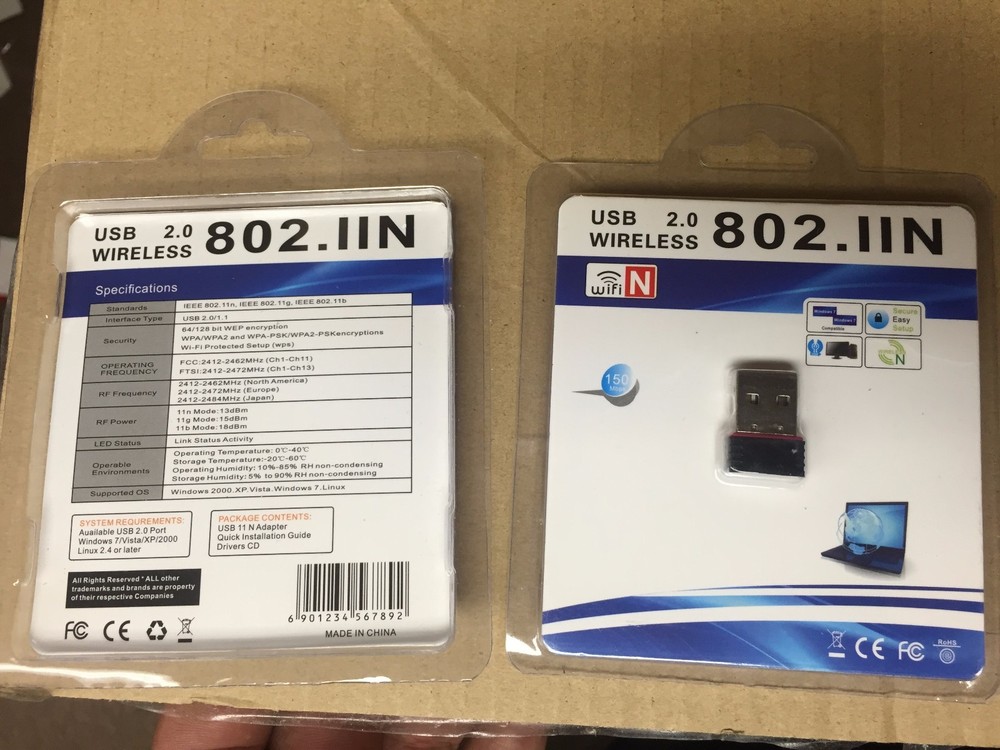 Mini / micro Wireless N Fast USB Wifi Adapter LAN Network Adapter 802.11n/g/b