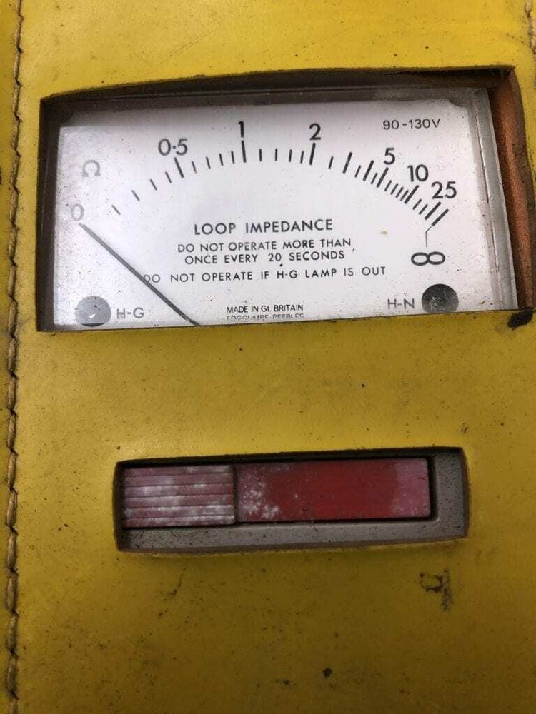 0-25 Loop Impedance Tester 90-130V