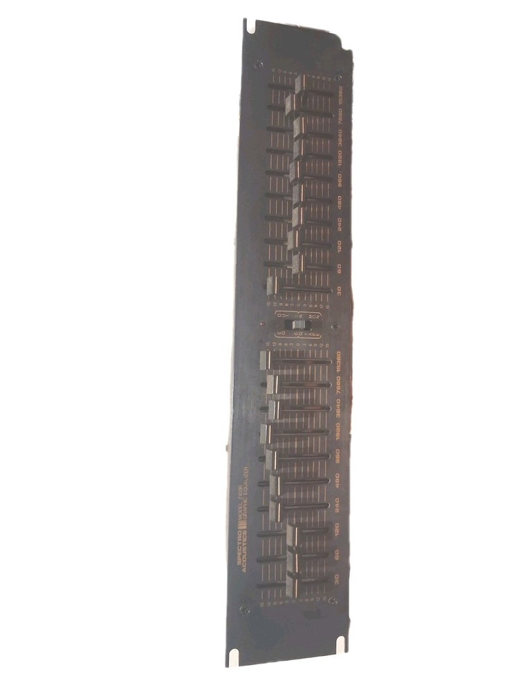 VINTAGE SPECTRO ACOUSTICS  2102r EQ GRAPHIC EQUALIZER -Full Functionality USA