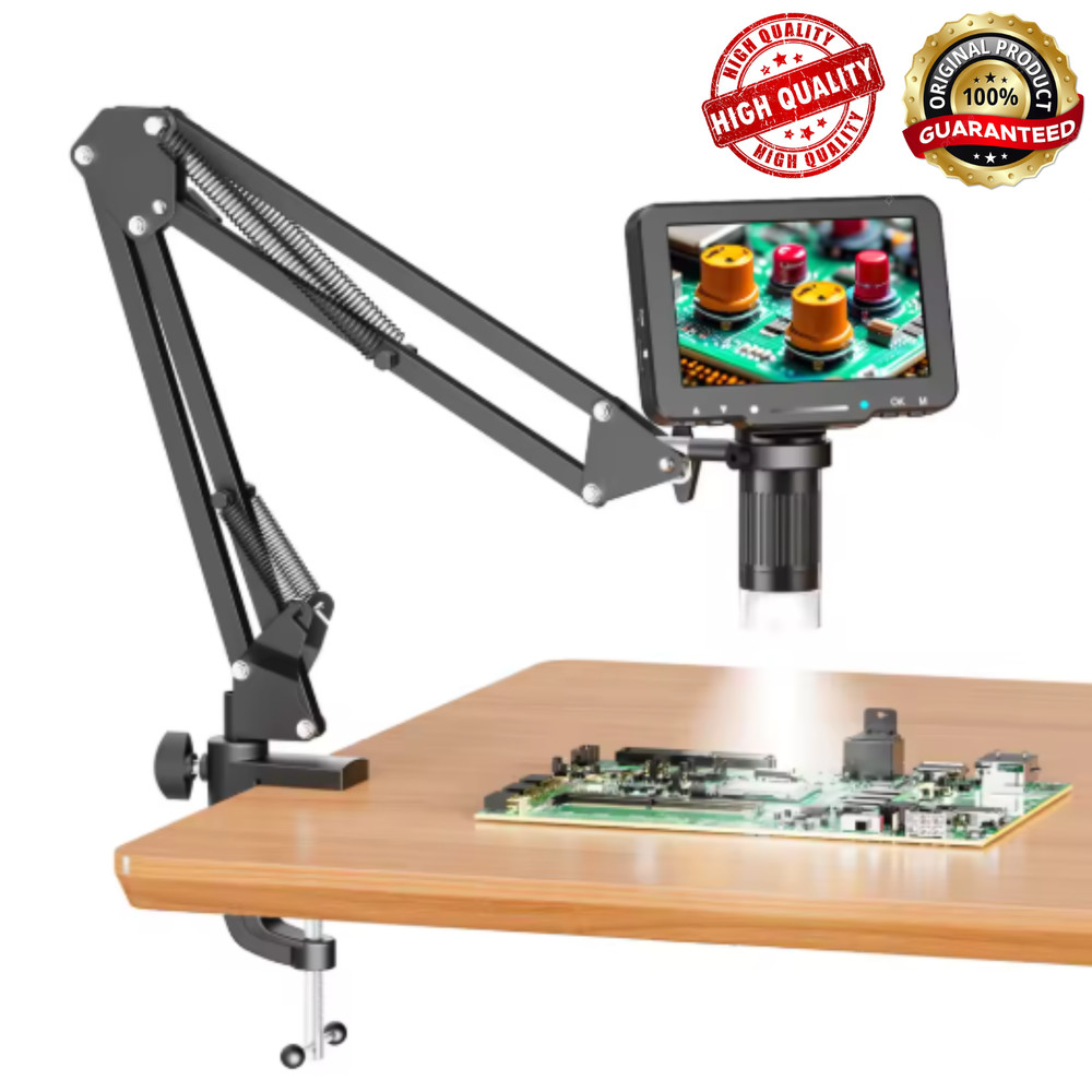 Flex Digital Microscope with 5Inch IPS Screen Soldering Microscope with Flexible
