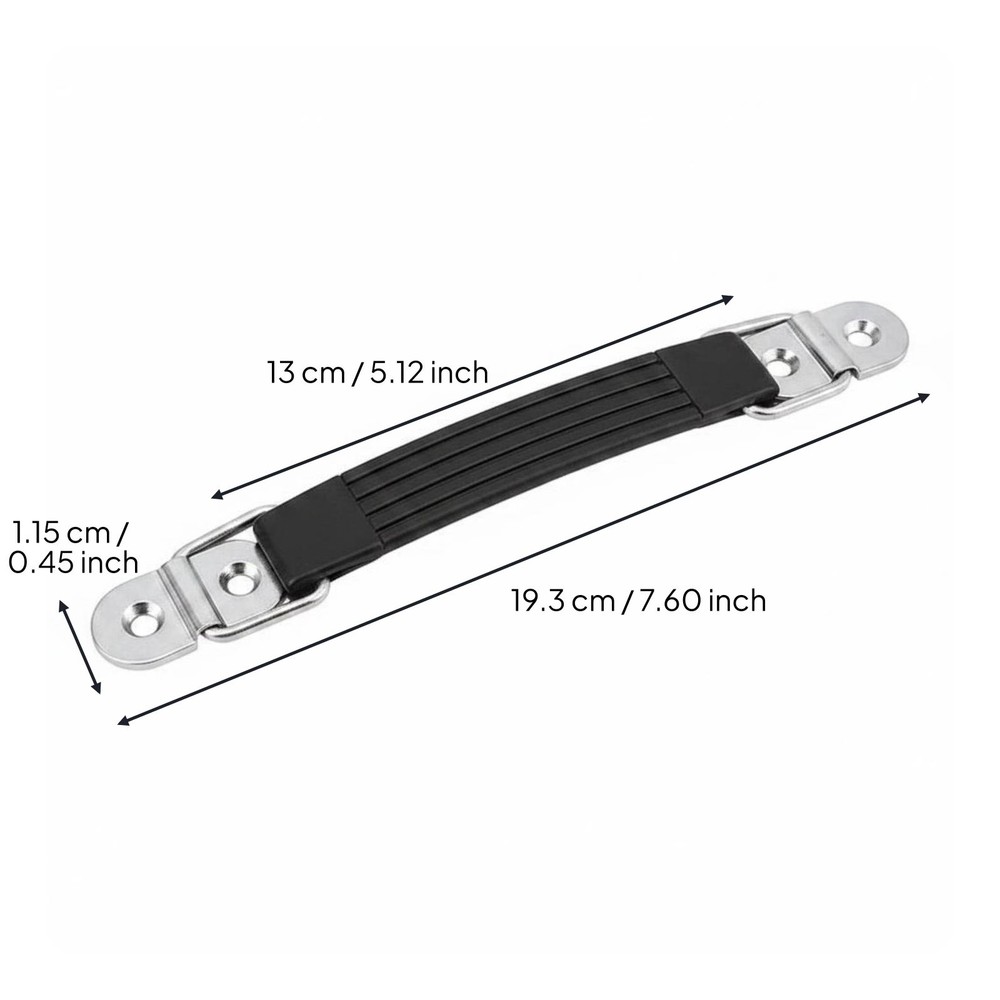 Suitcase Replacement Handle Comfortable Grip Rubber Carry Handle Easy to