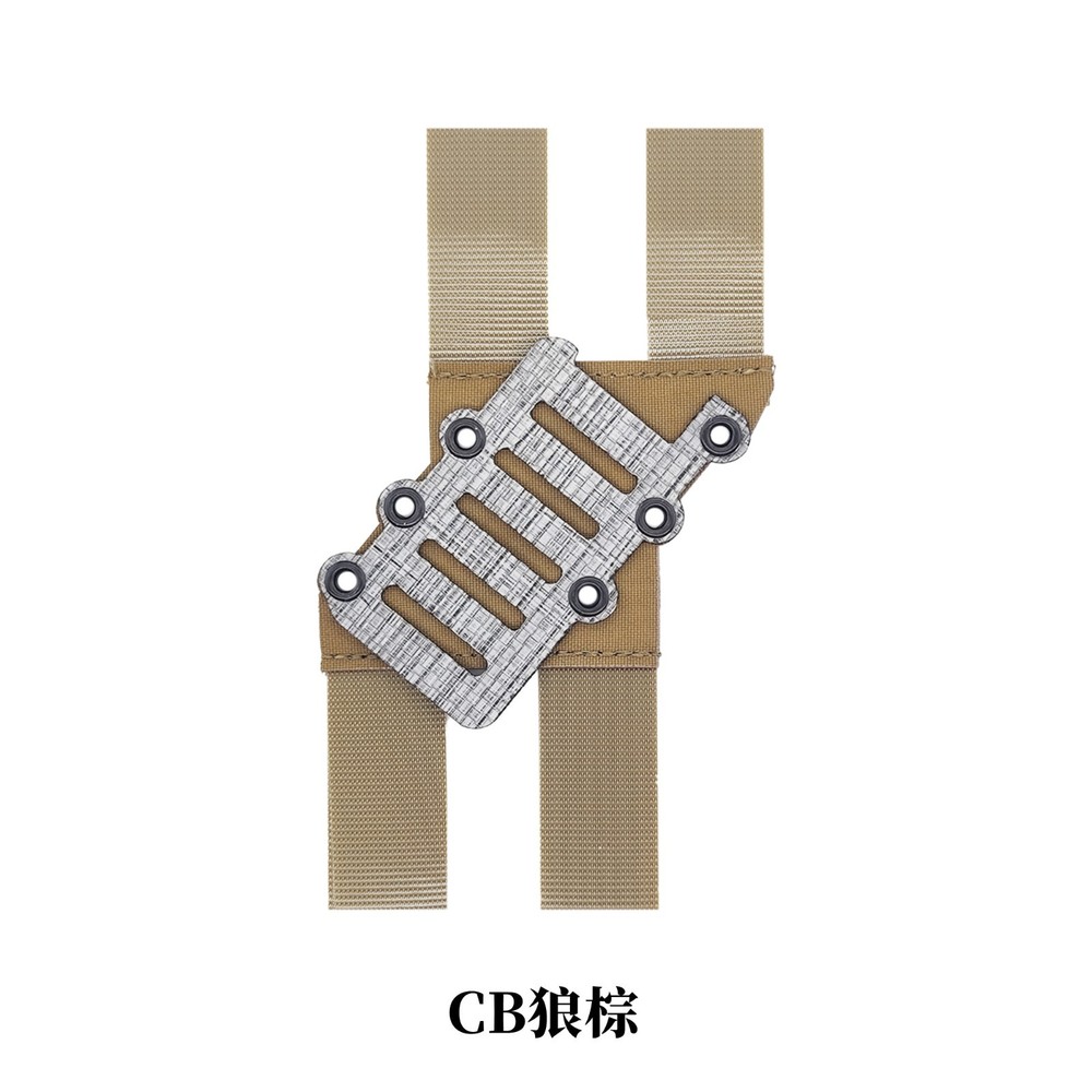 Single / Double section Quick Ship 40° molle Angled Adapter Plate