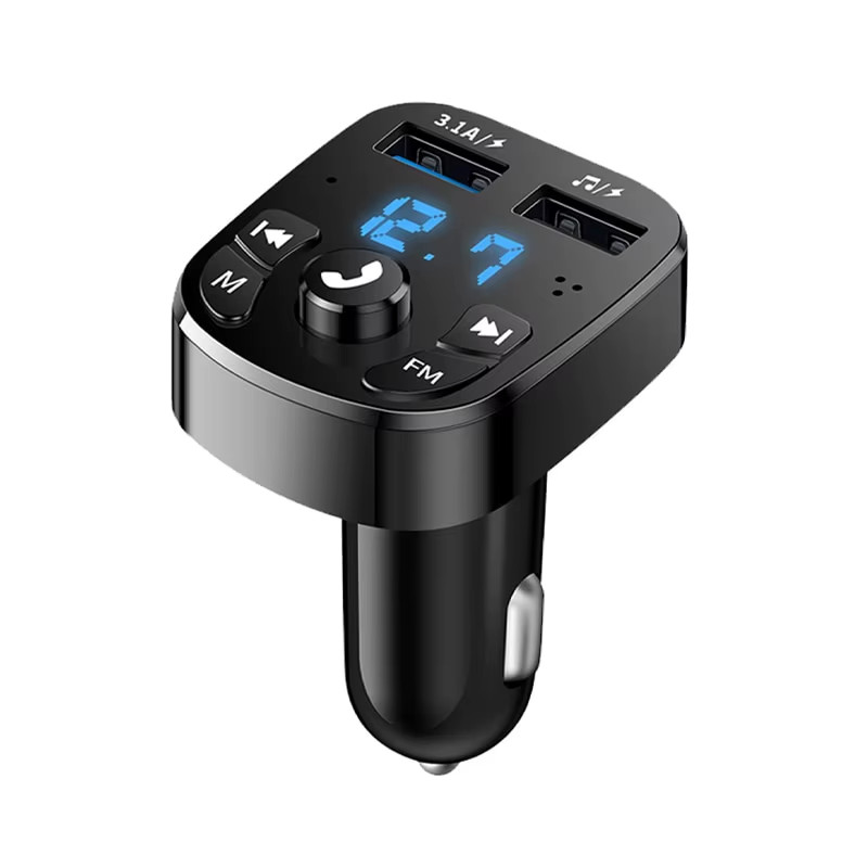 Bluetooth 5.0 FM Transmitter Car MP3 Player Dual USB Fast Charger Kit Pro Auto