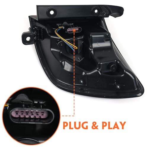 LH Outer Tail Lights Compatible with Dodge Durango 2014-2022 Rear Tail Driver