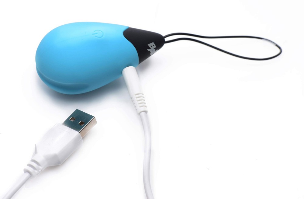 Bang! 10X Silicone Vibrating Egg - Blue