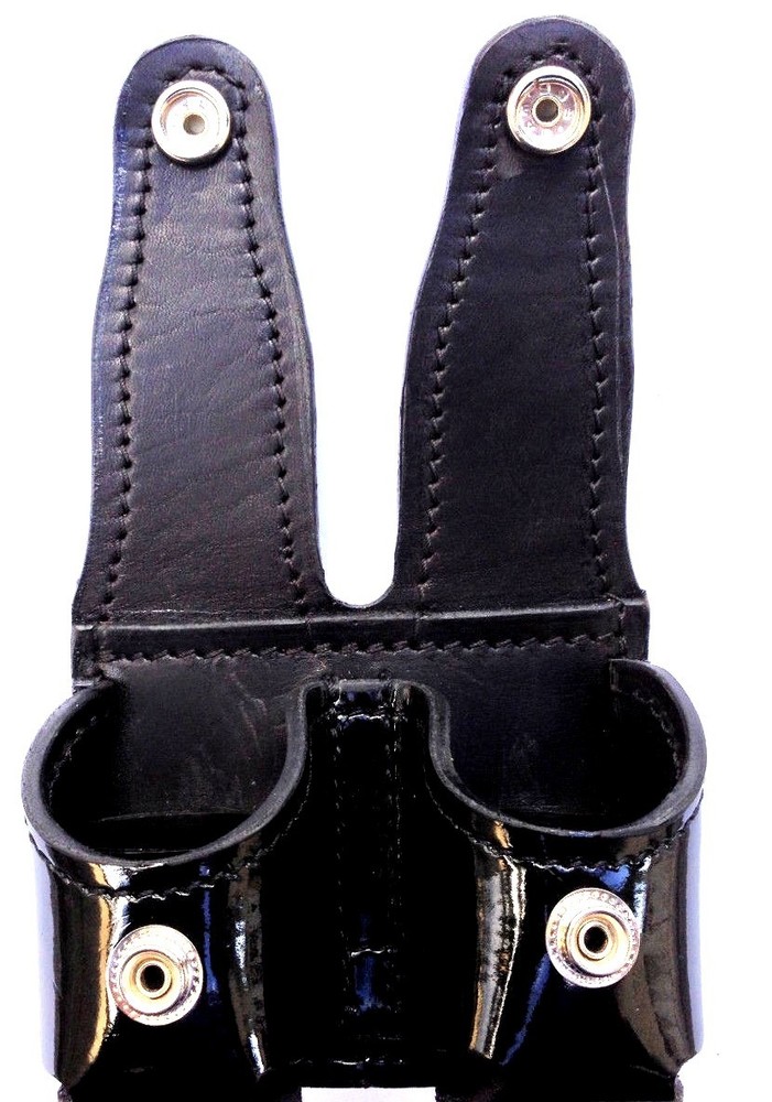 Hi Gloss leather speed loader case pouch