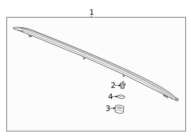 Genuine GM Side Rail 85649800
