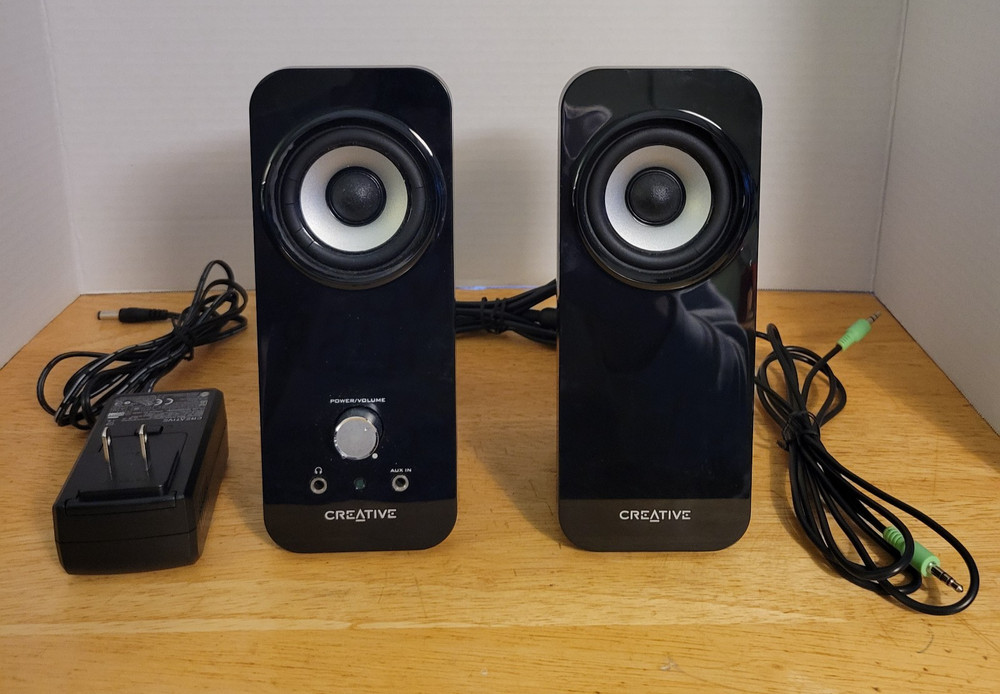 Creative Labs Inspire T12 2.0 Multimedia & Computer Speaker System Black Tested
