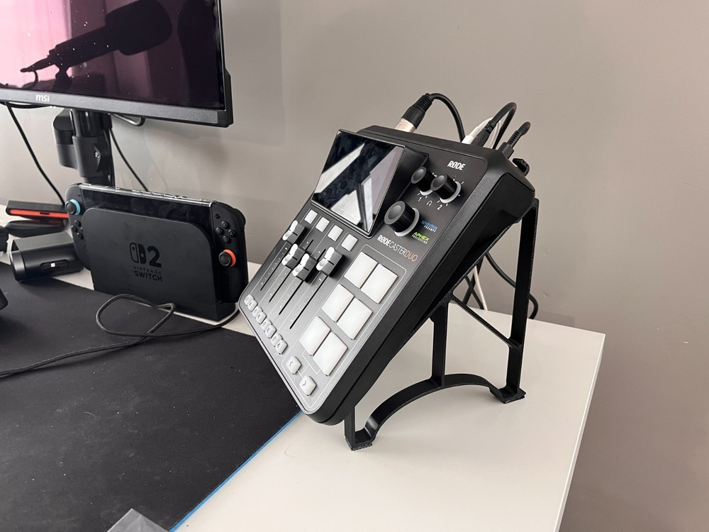 Rodecaster Duo stand - 3D printed