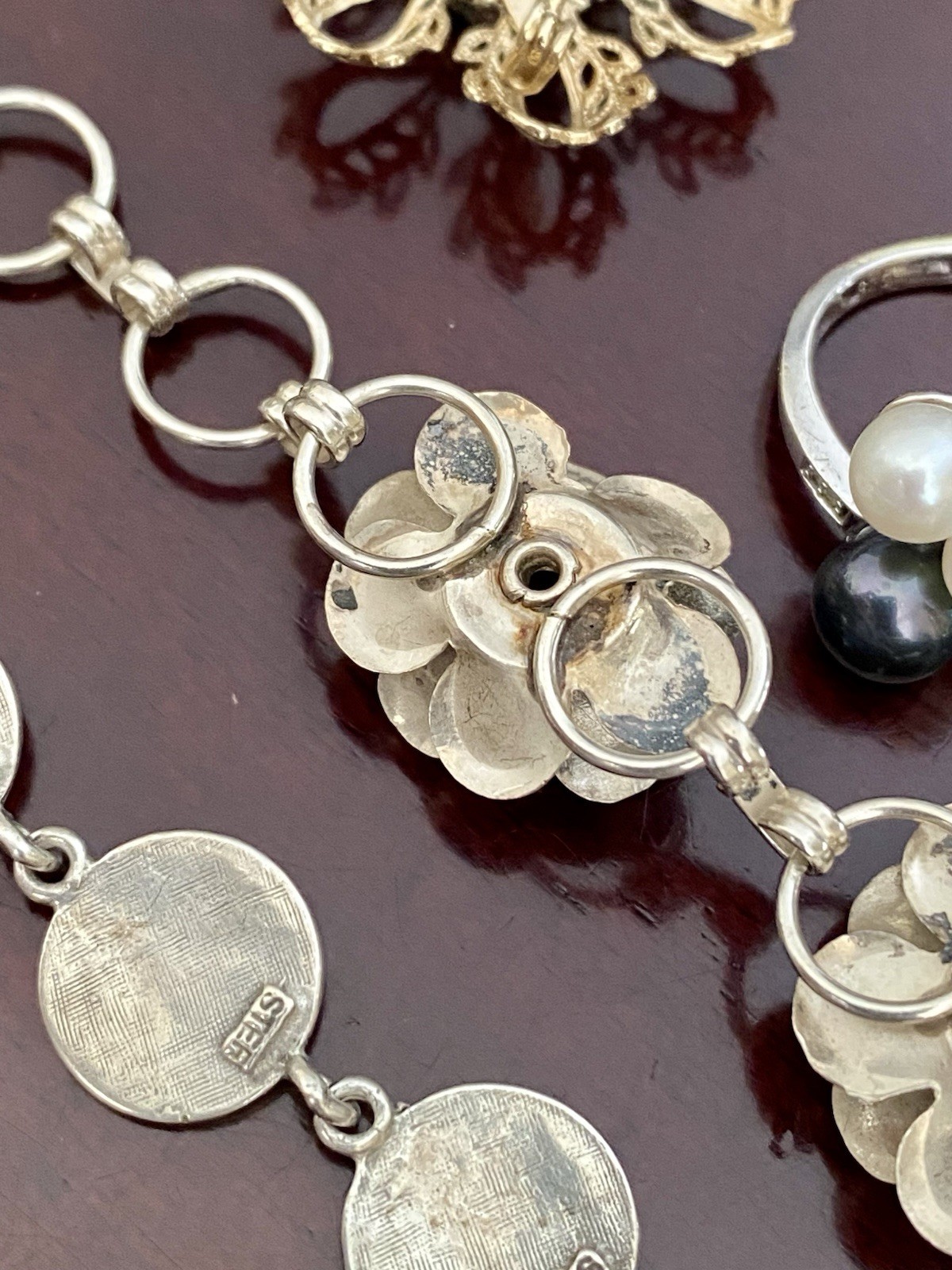 59 grams Sterling Silver Lot 925 Jewelry Rings Bracelets Pendant Earrings