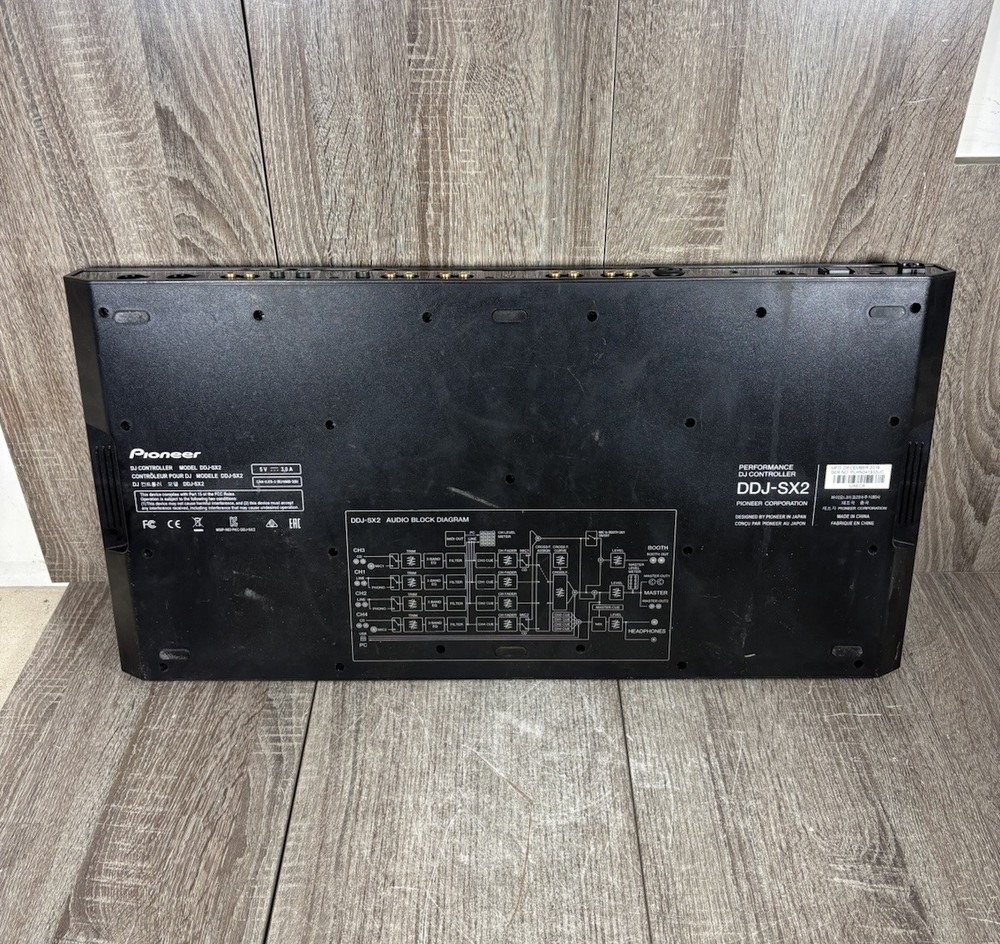 Pioneer DDJ-SX2 Performance DJ Controller With AC Power Adapter Tested.