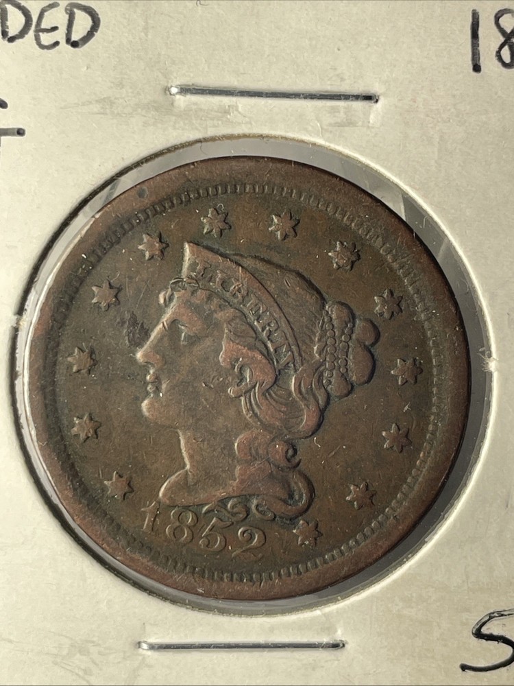 Real Nice 1852 LARGE CENT In Extra Fine Condition XX546