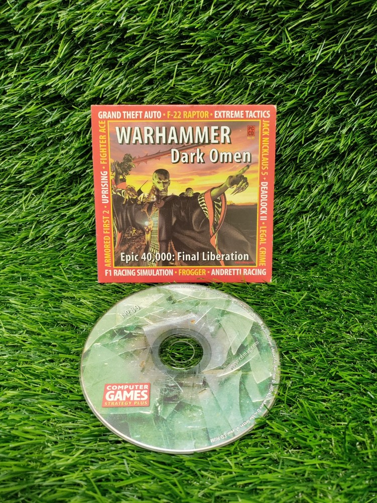 Computer Games Strategy Plus - demo/sampler disc - Warhammer Dark Omen, GTA PC