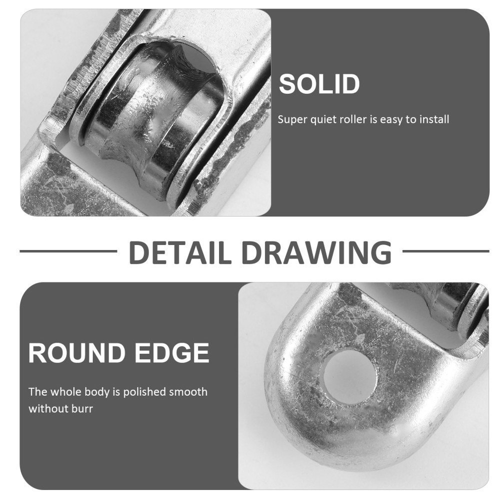 4 Pcs Door Roller Wheel Cabinet Sliding Wheels Push-pull Window Pulley