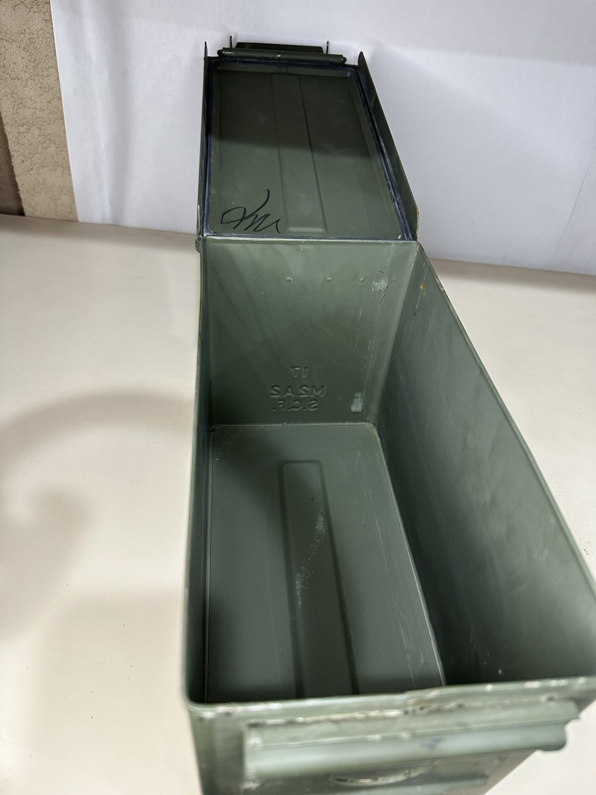 GRADE 1 ORIGINAL .50 CALIBER 5.56MM MILITARY AMMO CAN M2A1 M2A2 50CAL METAL BOX