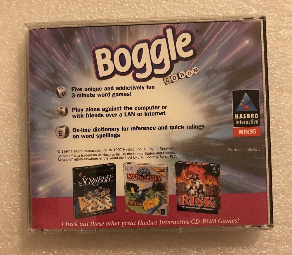Boggle Word Search Games for Windows 95