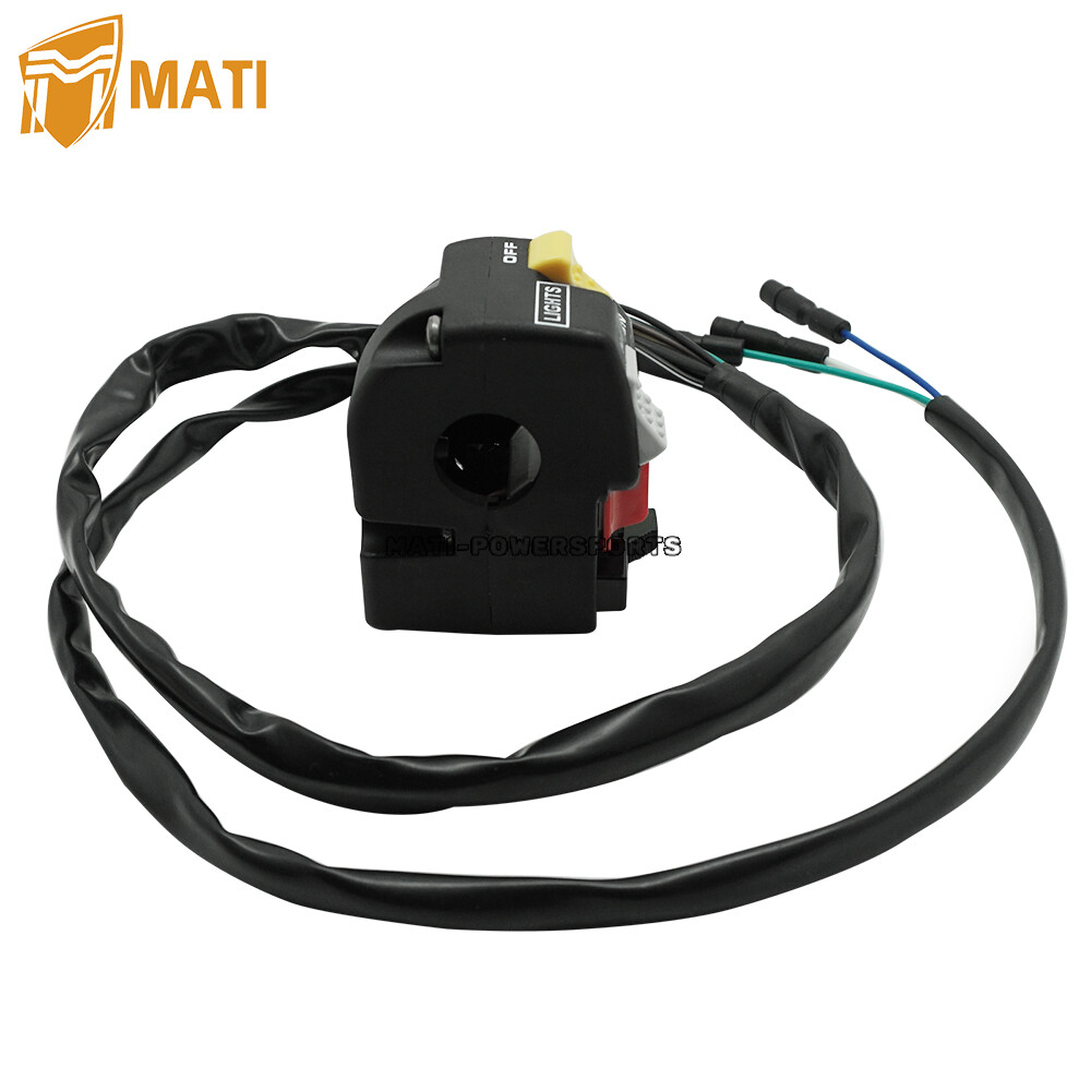 Handlebar Switch Start Kill Stop Button Headlight for Honda FourTrax 300 TRX300