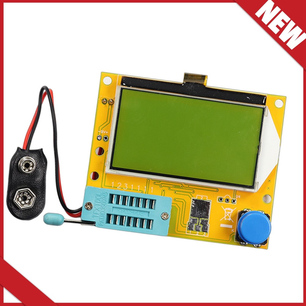 NEW All-in-1 LCD Component Tester Transistor Diode Capacitance ESR Meter Testing