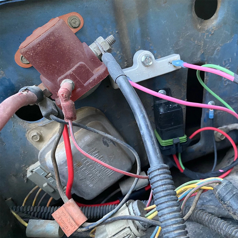 4 X Heavy Duty Solenoid Relay 12V Red Fits For Ford Starter Car Truck SW3 SNL135