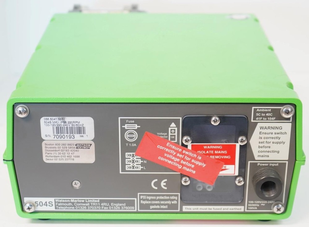 Watson Marlow Limited 504S MKII Peristatic Pump