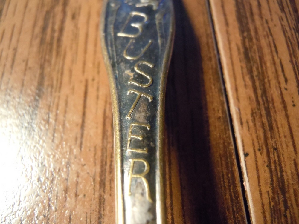 Vintage Antique 6" Buster Brown & Dog(Tige) Silverplate Fork excellent condition