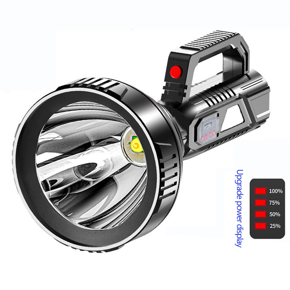 Rechargeable Spotlight Flashlights LED Super Bright Handheld 9000000 High Lumens