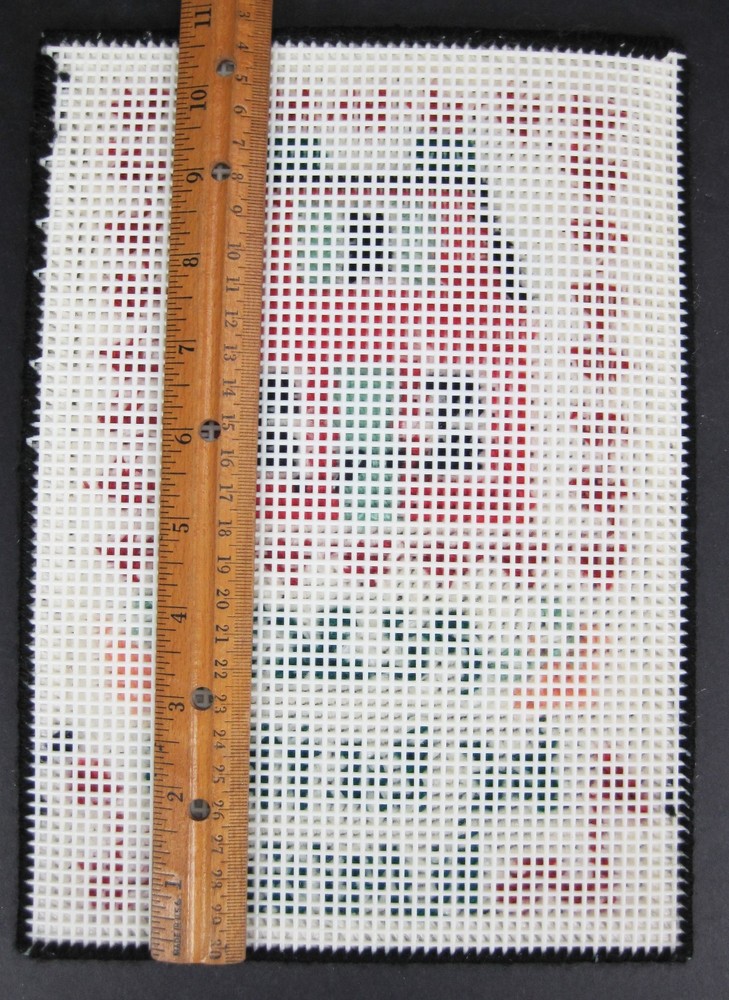 Peace Be to This House Completed Needlepoint Sampler 7.75" x 11"