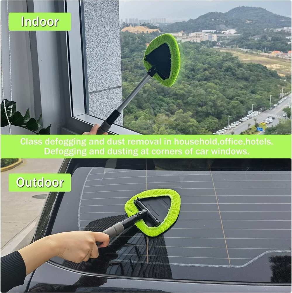 Car Windshield Microfiber Wiper Extendable Brush Window Glass Cleaning Tool