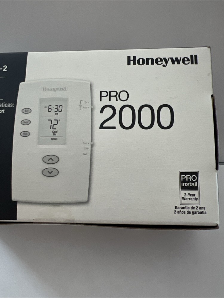 Honeywell Home PRO 2000 Programmable, 1H/1C, Vertical Thermostat