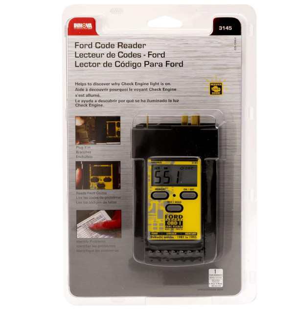 Ford Digital Code Reader OBD1 Scanner for 1982-1995 Ford Vehicles Easy Read Disp