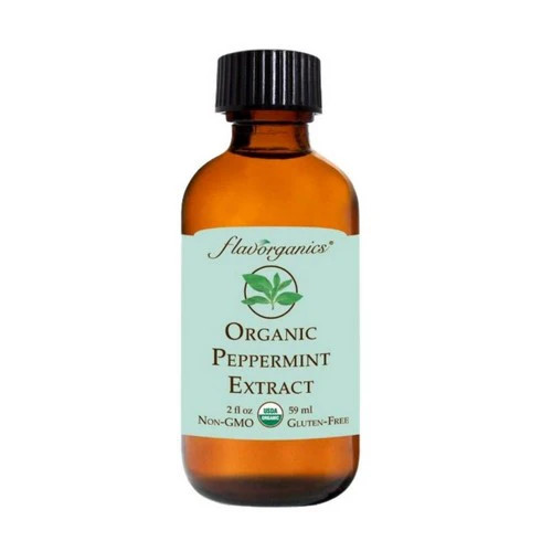 Organic Peppermint Extract 2 Oz  by Flavorganics
