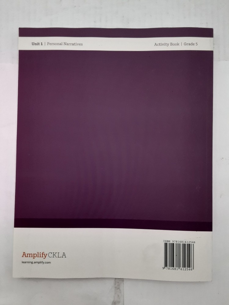 Amplify Core Knowledge Language Arts Grade 5 Unit 1 Personal Narratives