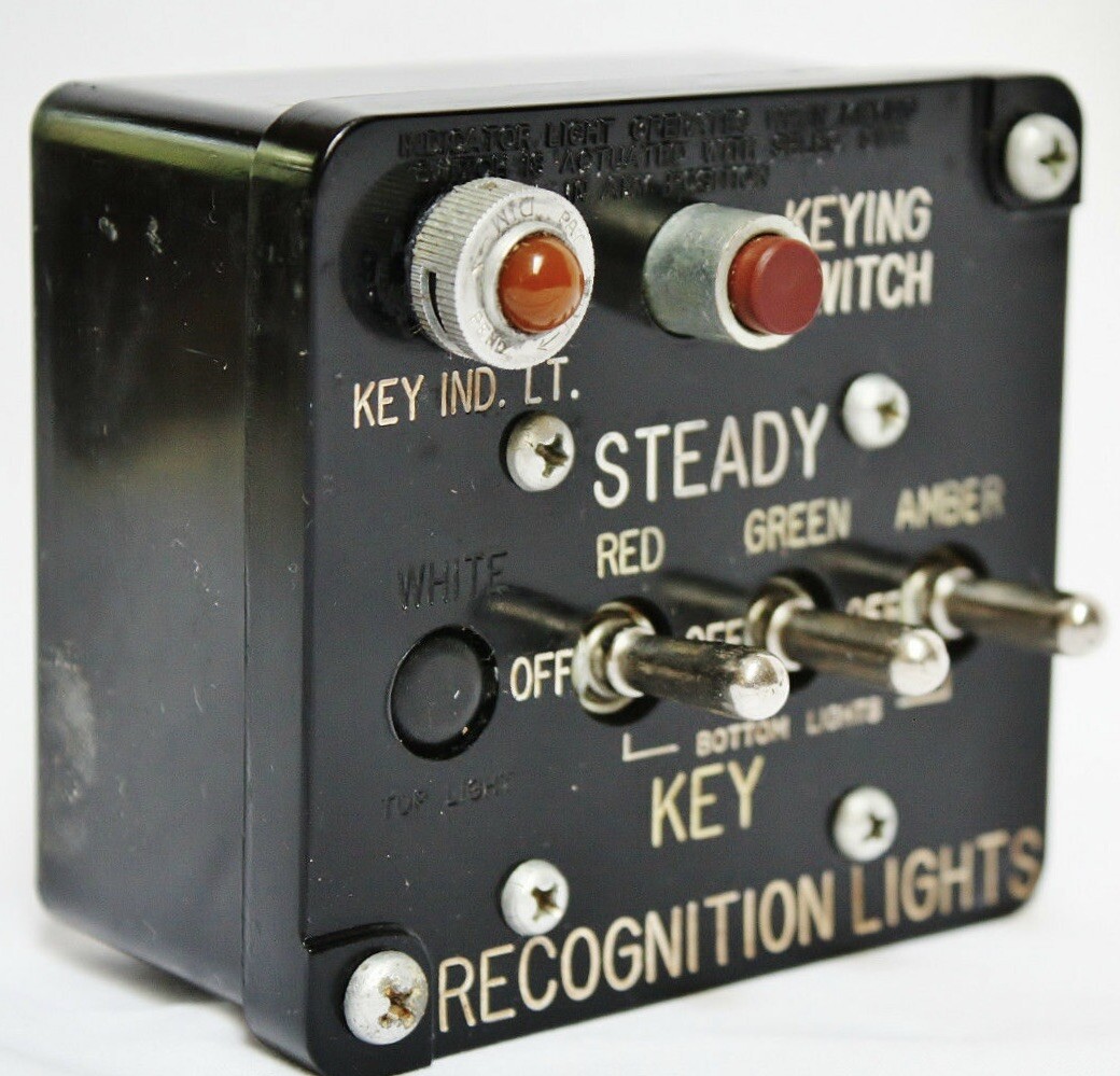 IFF Friend or Foe Identification Switch Box, NOS, WWII Aviation INS-0116