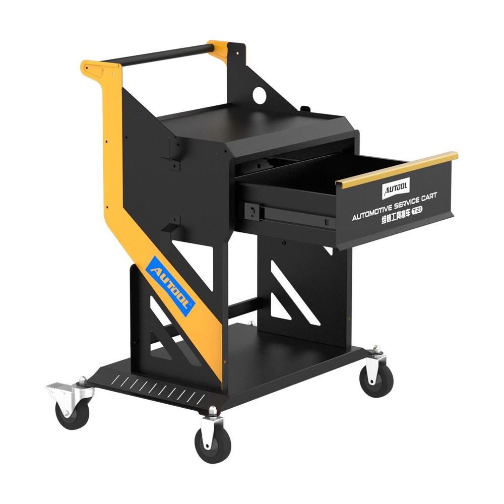Rolling Tool Cart Mechanic Storage For Fuel Injector Cleaning & Testing Machine