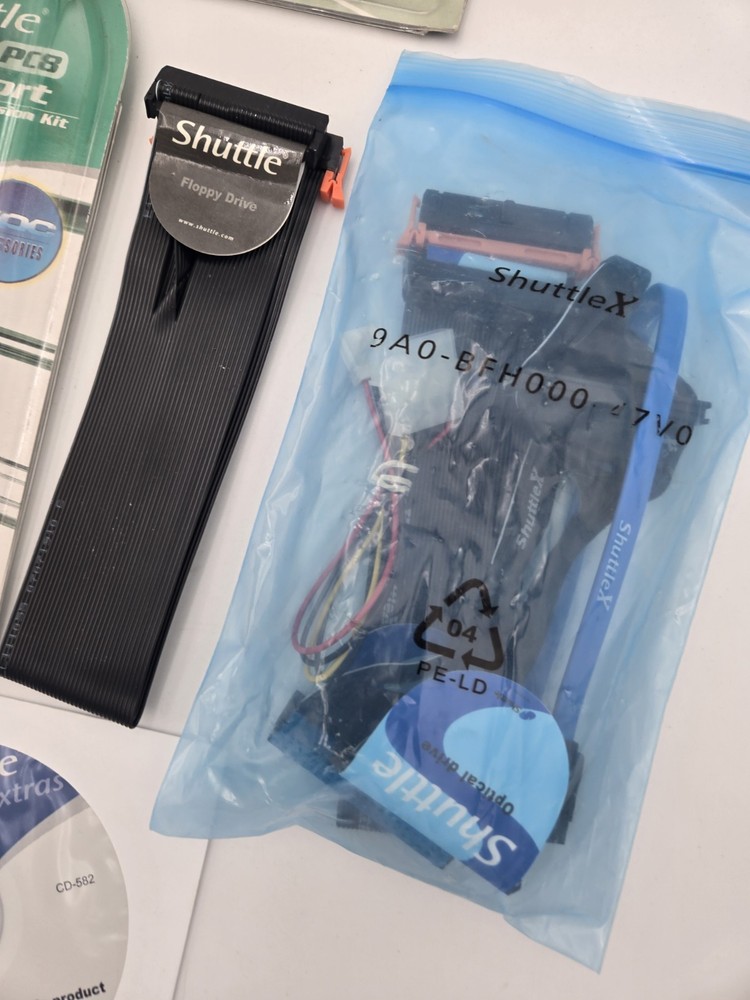 Shuttle Parallel Port PC8 Expansion Kit Lot / Software Disks /Misc Shuttle J106