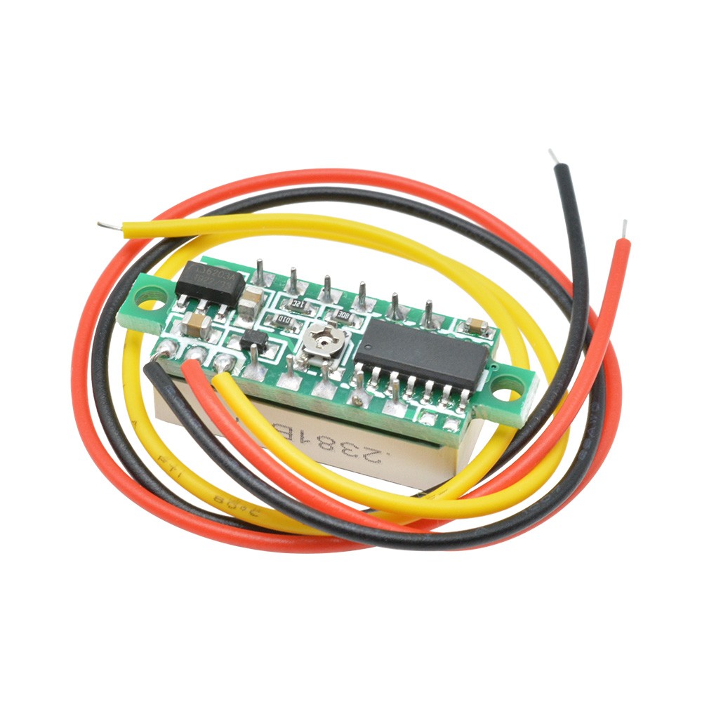 10 PCS Mini DC 0-100V 0.28" 3-Digital Voltmeter LED Voltage Panel Meter 3-Wires