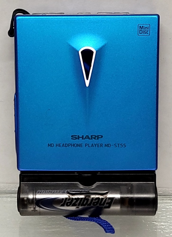 Sharp MD-ST55 Portable MD Player Playback minidisc Walkman