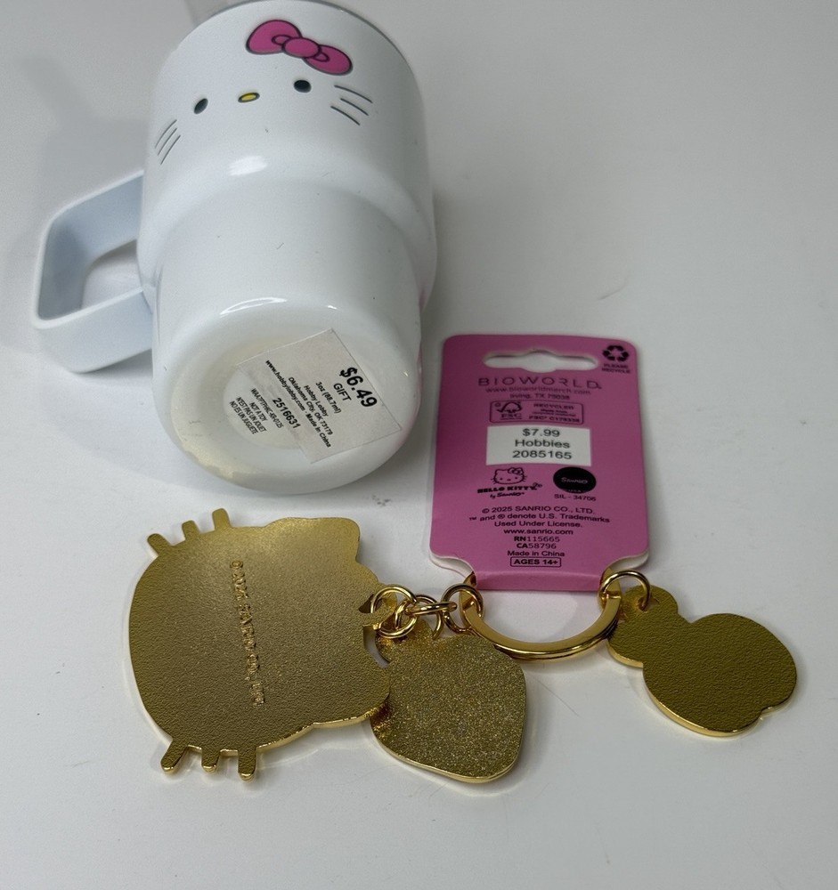 Hello Kitty Mini Tumbler & Key Chain Bundle