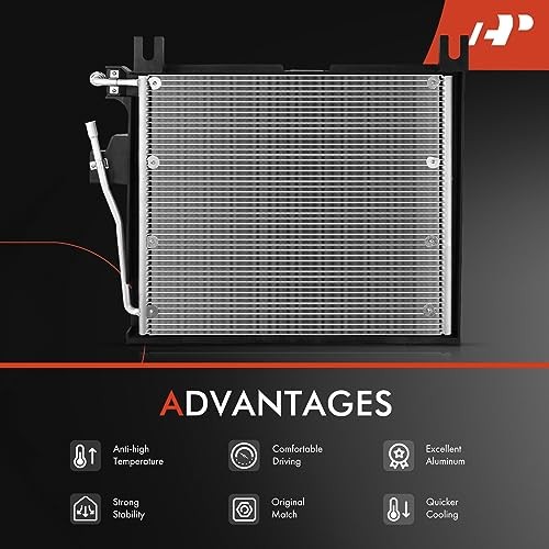 A/C Condenser Replace# 4798, 4922 - Compatible with 1998-1999 Dodge Durango,
